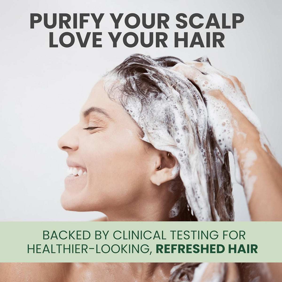 Tea Tree Oil Shampoo and Conditioner Set for Itchy Scalp Relief - Natural Clarifying Hair Care