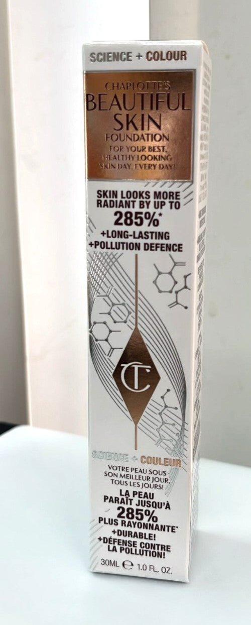 Foundation | Charlotte Tilbury Beautiful Skin Foundation Shade 5 Neutral 30ml NIB