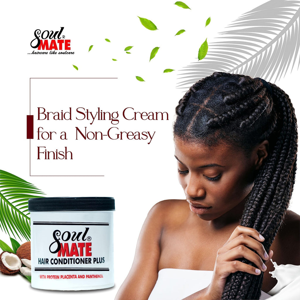 Hair Growth & Dandruff Control Braid Cream with Castor & Coconut Oil