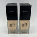 e.l.f. Flawless Satin Foundation 130 Snow Medium Coverage - Cool Pink Undertones