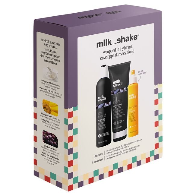 Blonde Hair Toning Shampoo & Conditioner Set with Milk Proteins - 2 Pack
