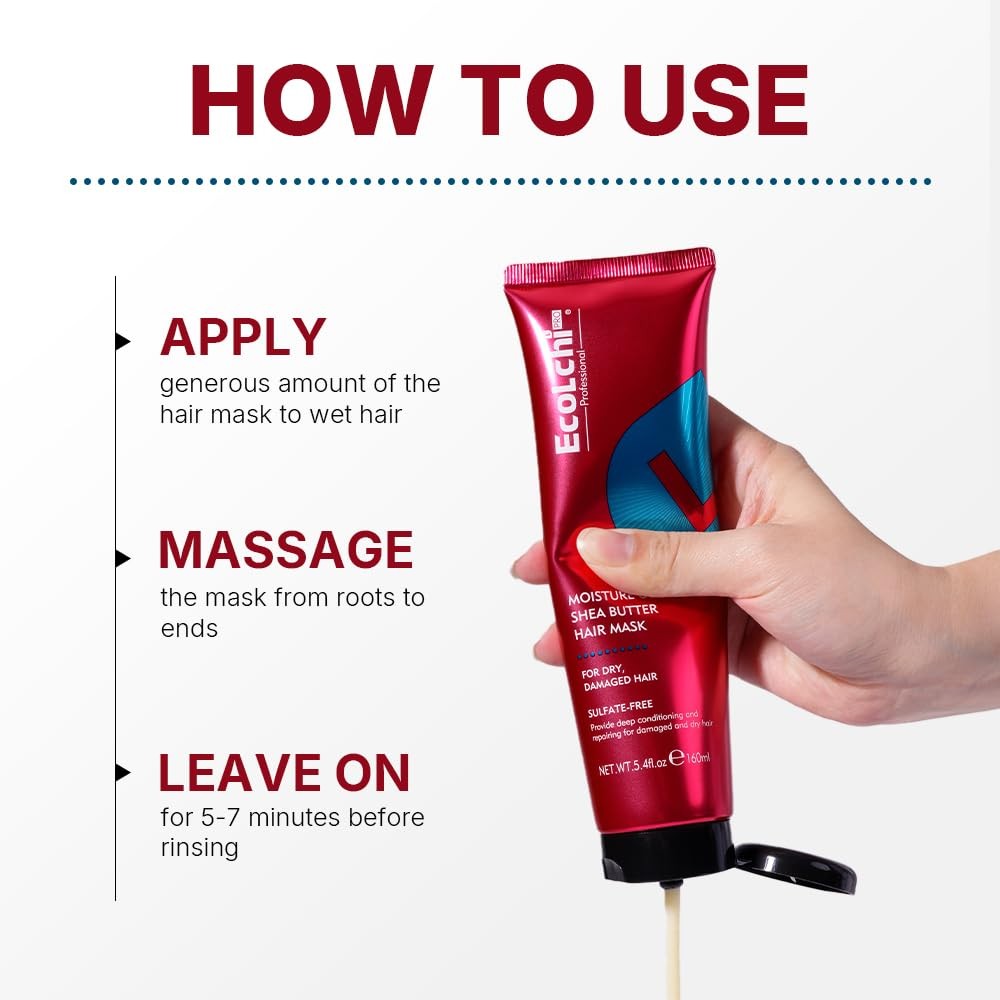 Deep Conditioning Hair Mask for Dry Hair with Collagen & Shea Butter