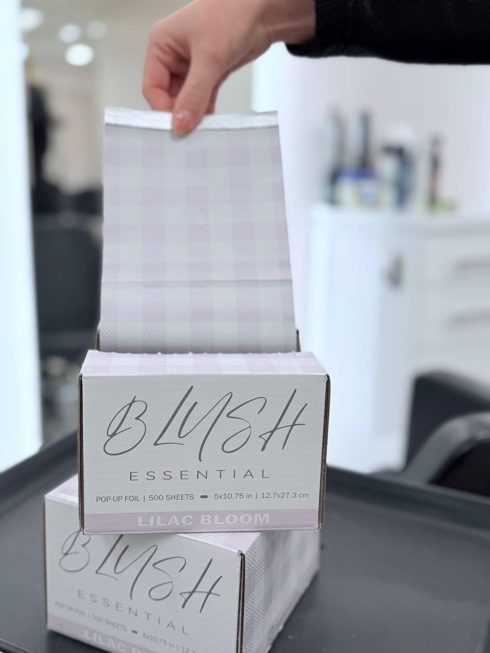 Hair Highlight Foils - 5 x 10.75in Lilac Bloom 500 Pack for Balayage & Bleaching