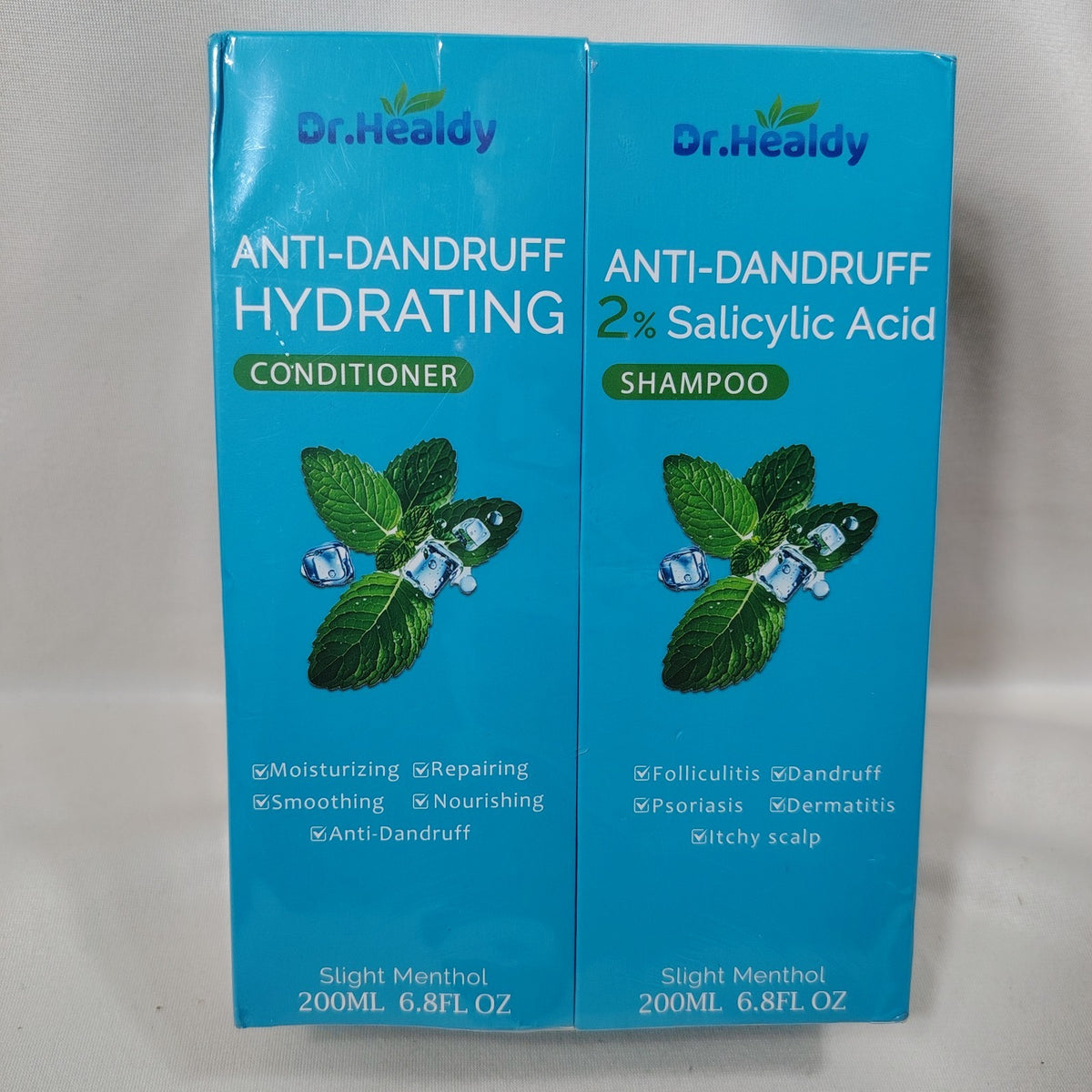 Anti-Dandruff Shampoo & Conditioner Set - 13.6 Fl Oz, Soothe Scalp