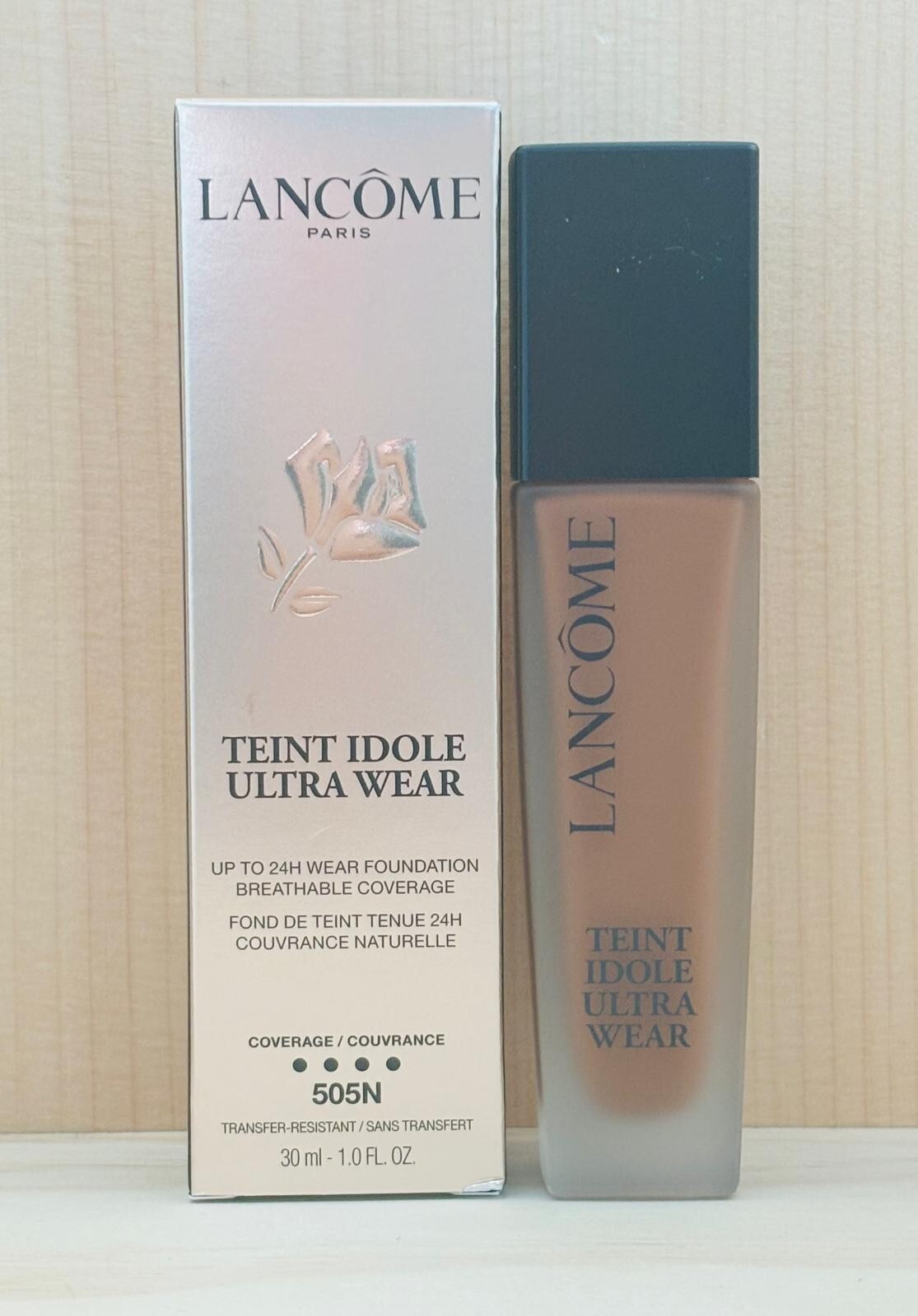 Lancôme Teint Idole Ultra Wear Foundation 24H - Shade 505N, 30 ml