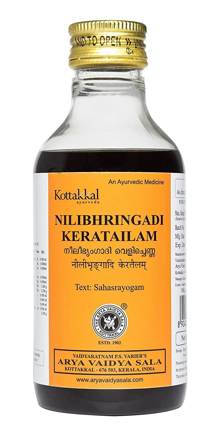 Ayurvedic Hair Oil for Hair Care and Dandruff Treatment - 200ML Bottle