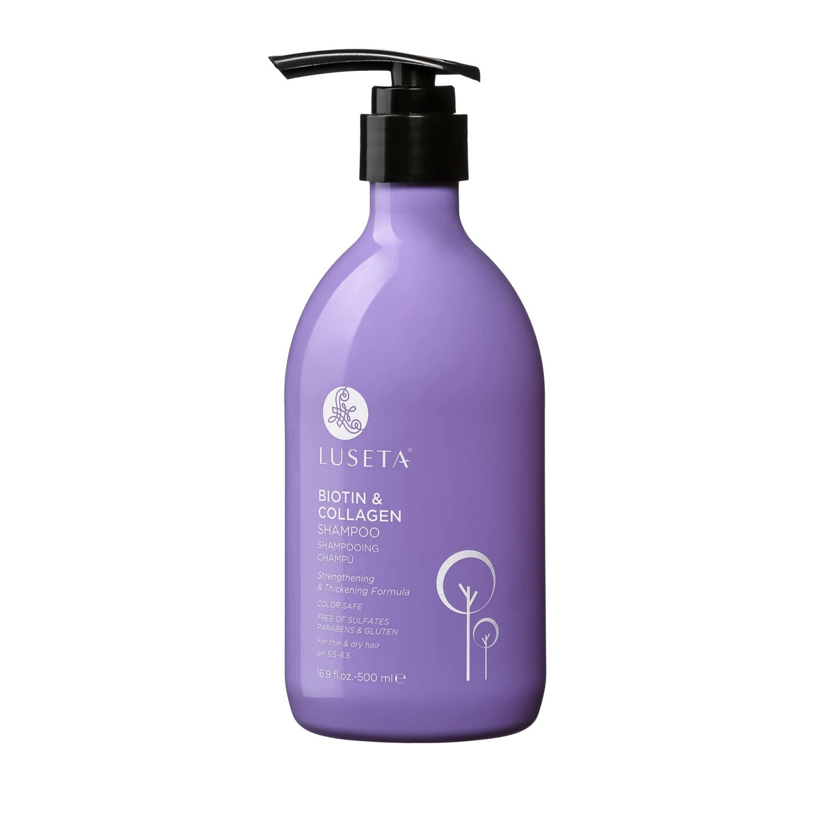 Biotin Collagen Hair Growth Shampoo - 16.9oz Thickening & Nourishing