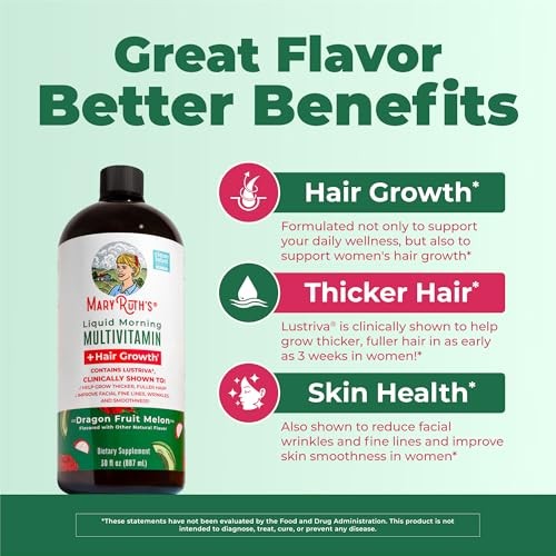 Liquid Multivitamin for Women with Hair Growth Support - 30oz
