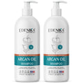 Argan Oil Biotin Shampoo for Damaged Hair 2-Pack - Hydrating & Nourishing