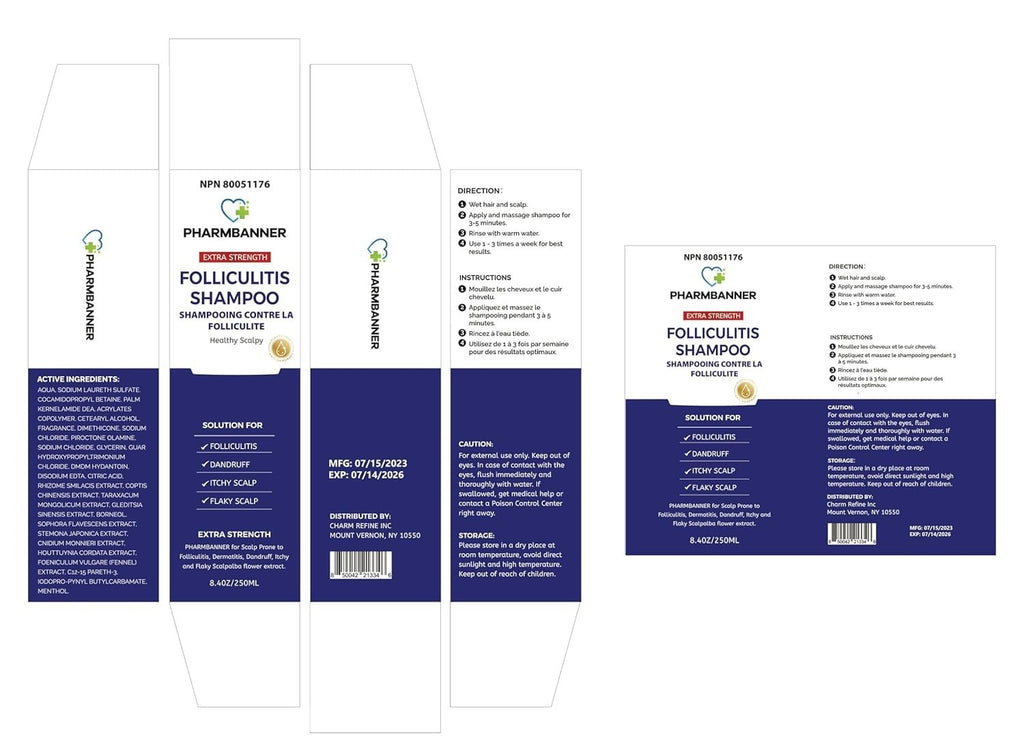 Anti-Fungal Shampoo for Folliculitis & Psoriasis - Soothes Dry Scalp Relief