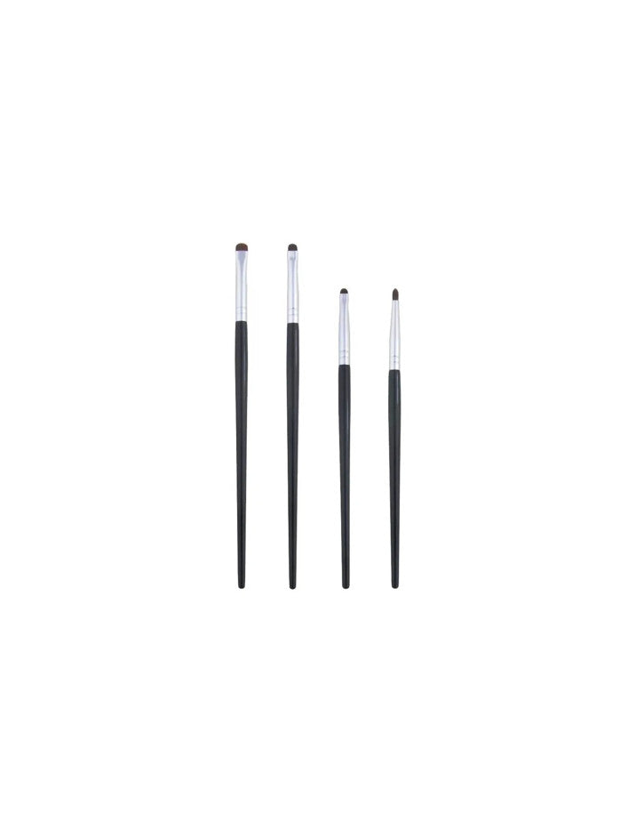 4pcs Eye Makeup Brush Set for Eyeshadow Eyeliner & Detailing