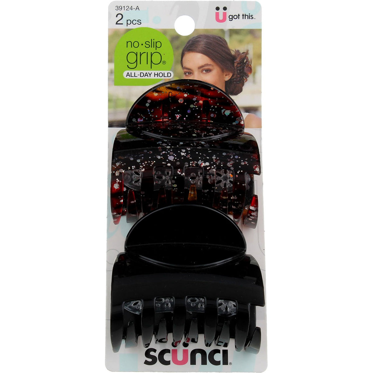 6 Pack No Slip Grip Hair Clips - Durable, Non-Slip Claw Hair Accessories