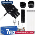 7-Piece Dryer Vent Cleaning Kit with Flexible Brush & Accessories