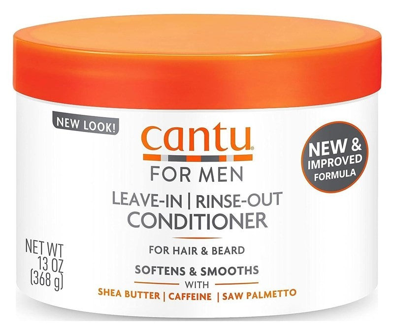 (3 Pack) Men’s Leave-In & Rinse-Out Hair Conditioner - Moisturizing Shea & Hemp Oil