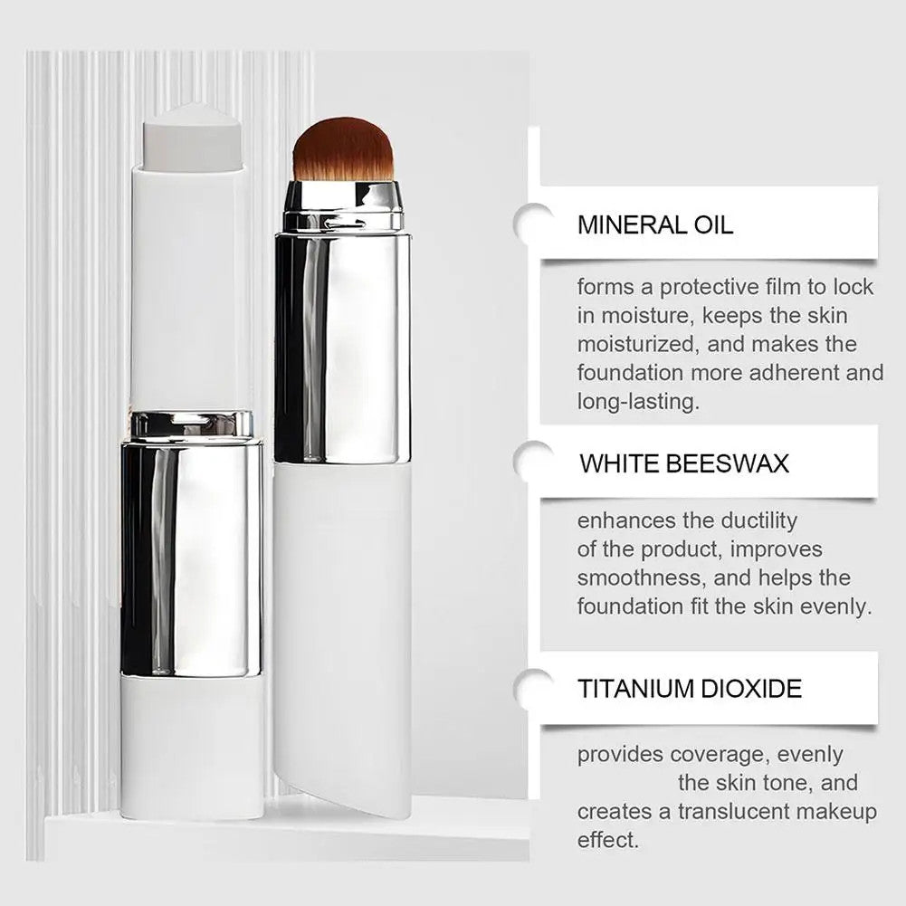 2-in-1 Color Changing Foundation Stick – Moisturizing, Brightening Liquid Cream