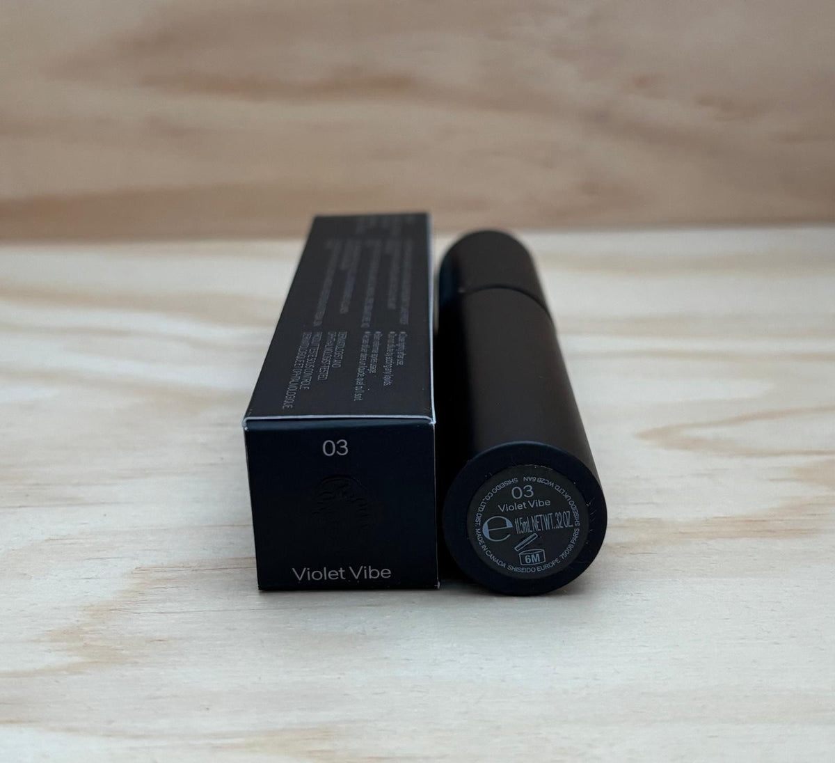MascaraInk Shiseido #03 Violet Vibe - 11.5 ml, Buildable Volume