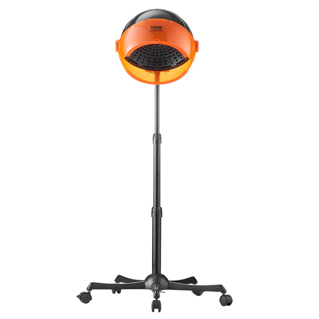 Ionic Hooded Hair Dryer 1875W with Negative Ion Technology, 9 Settings & Adjustable Height