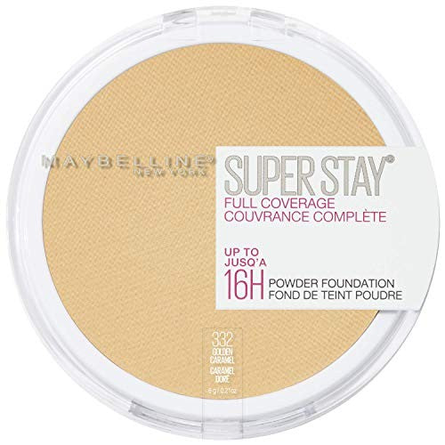 Maybelline Super Stay Full Coverage Powder Foundation - Matte Finish, Golden Caramel