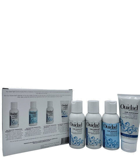 Curly Hair Kit - Moisturizing Shampoo, Conditioner, Gel & Curl Cream