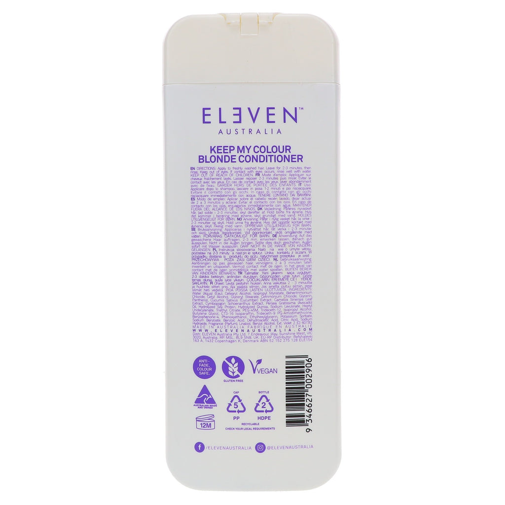 Blonde Hair Conditioner for Color Protection Hydrating 10.1 oz