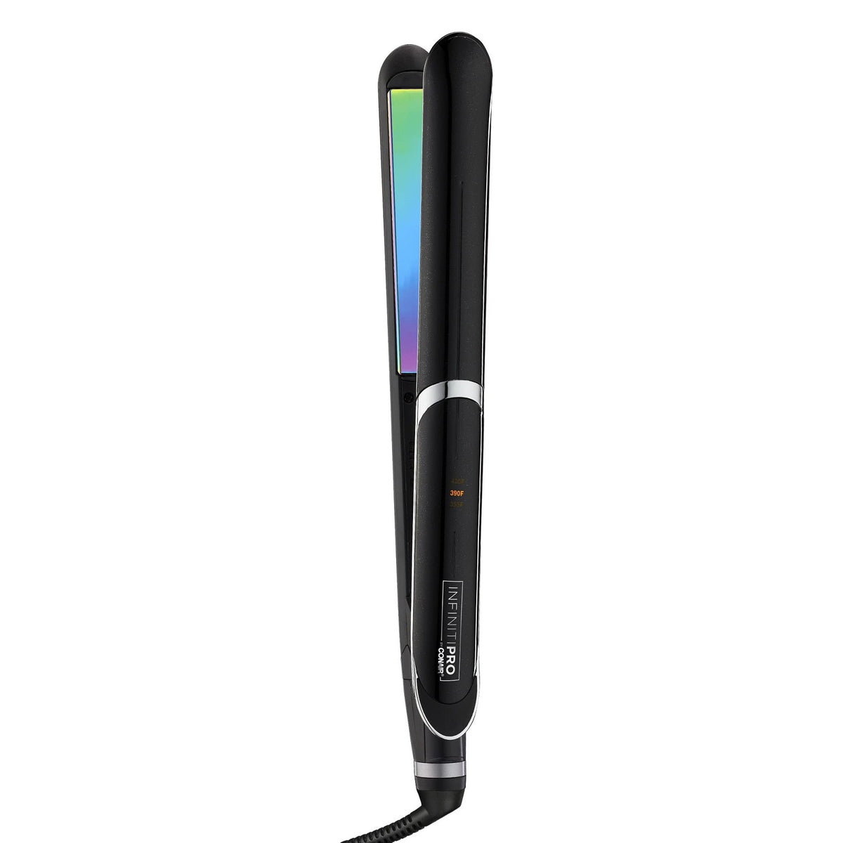 Rainbow Titanium Flat Iron - 1-Inch Hair Straightener with 6 Heat Settings