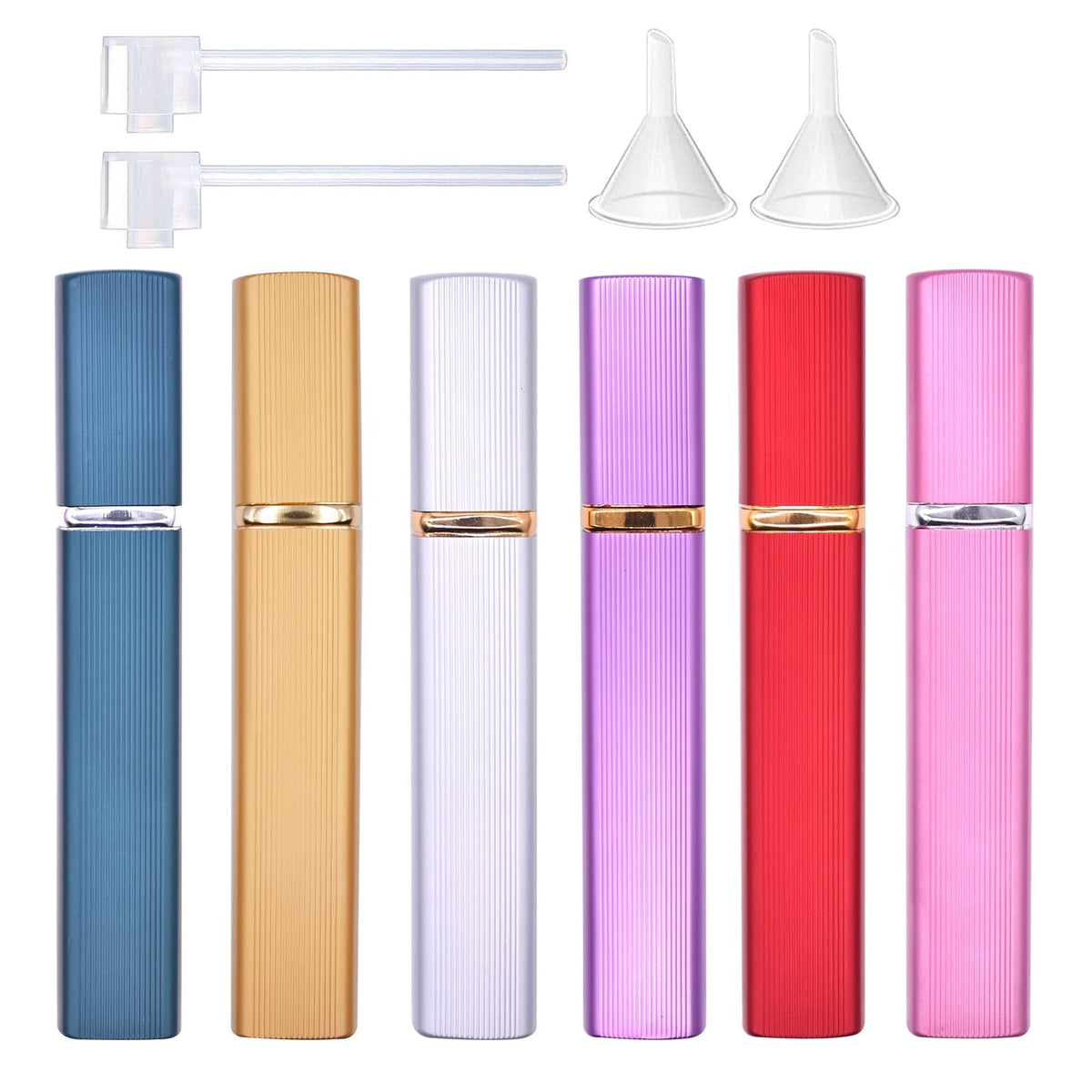 12ml Refillable Perfume Atomizer Set - Travel Size Spray Bottles for Fragrance