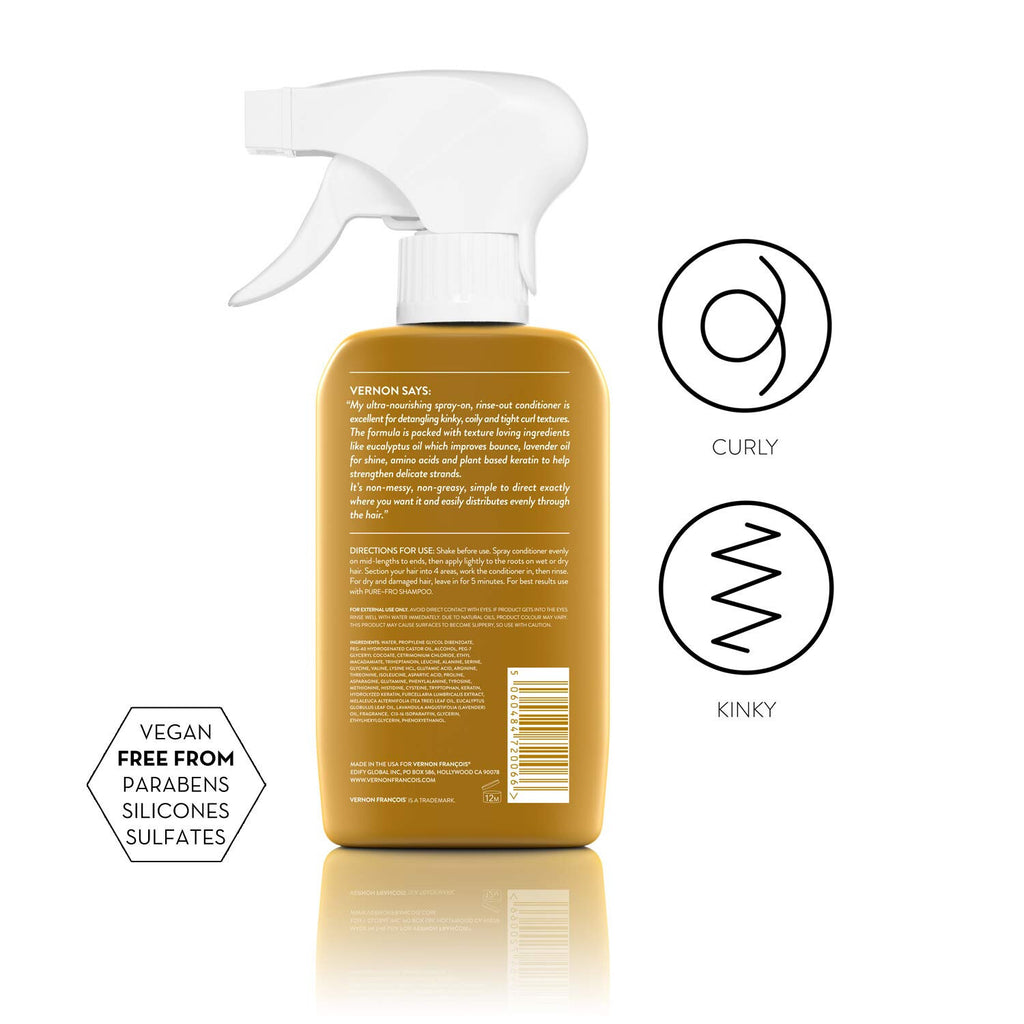Moisturizing Sulfate-Free Conditioner for Curly and Coily Hair - Vegan & Natural