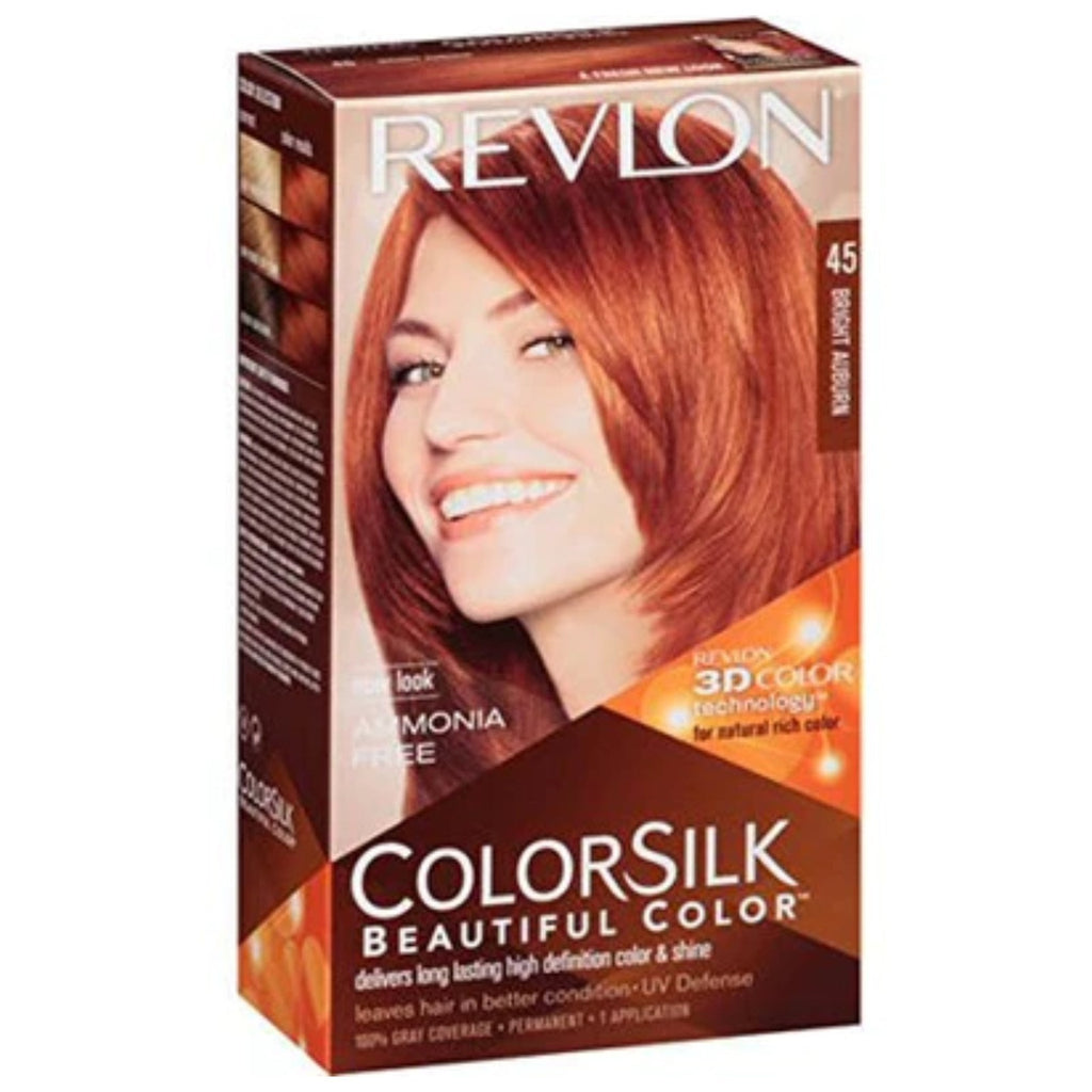 Revlon Hair Color Bright Auburn - Permanent, No Mess, 12-Pack