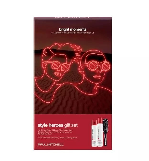 Paul Mitchell Style Heroes Gift Set with Flexible Styling Products & Brush