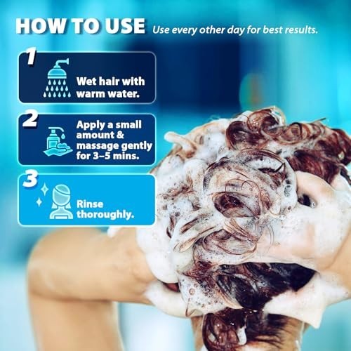 Antifungal Shampoo for Scalp Care Dandruff Seborrheic Dermatitis Relief