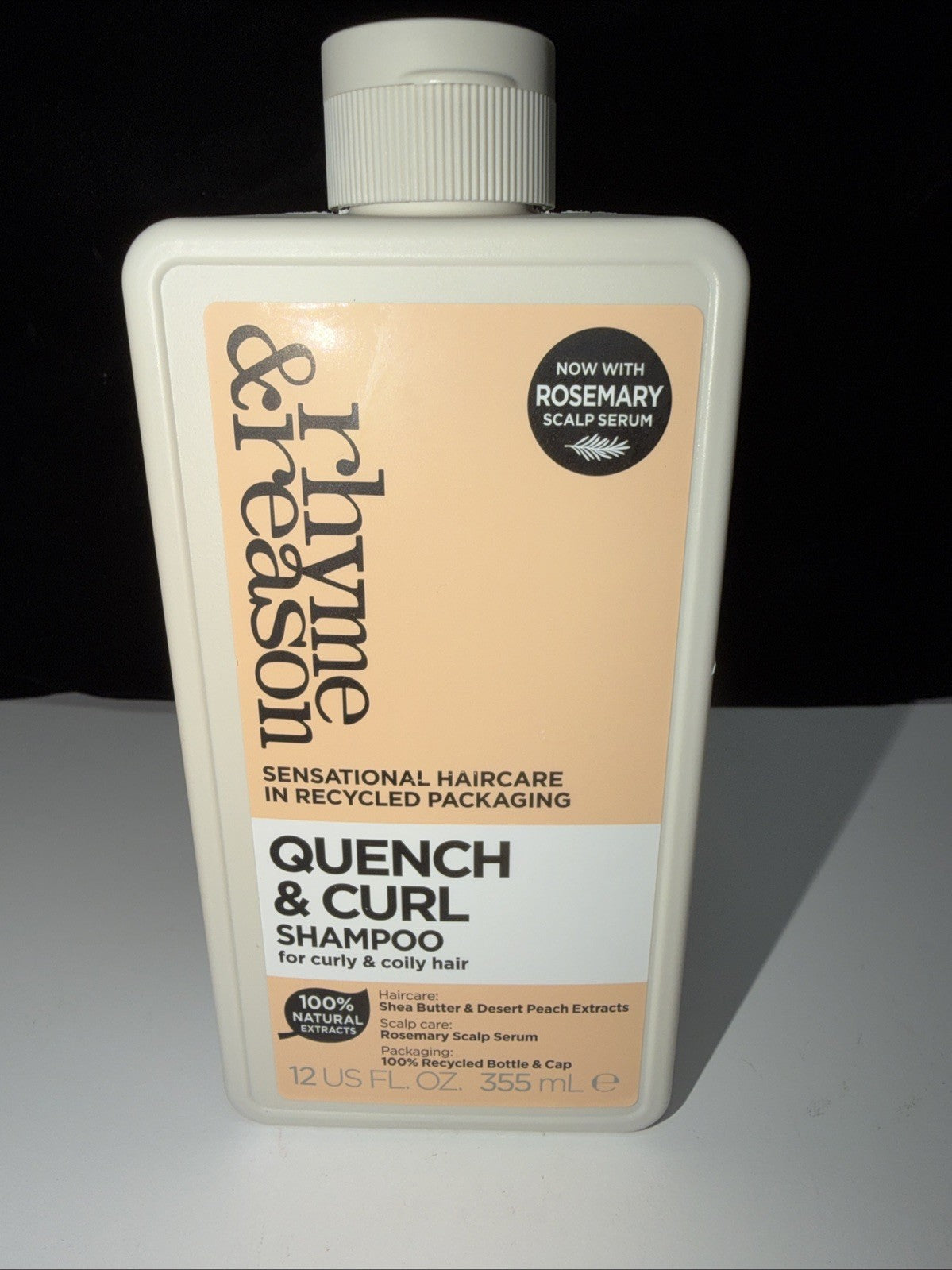 8 Pack Hair Care Set - Quench & Curl Shampoo & Conditioner 12 oz Each