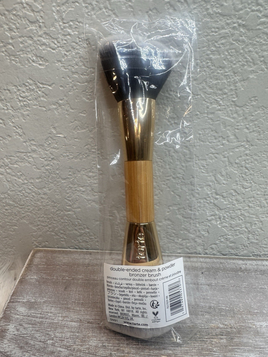 Tarte Cream & Powder Bronzer Blush Double-Ended Brush