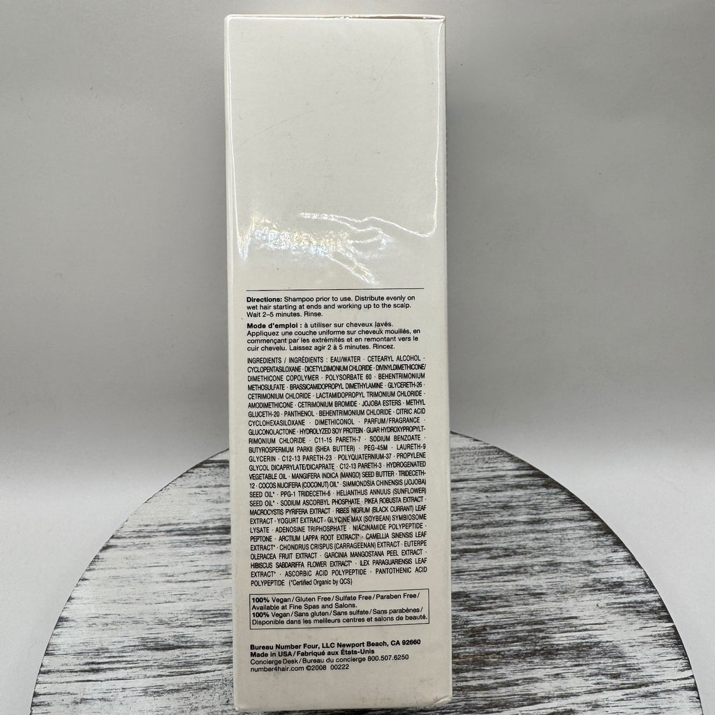 N.4 Reconstructing Hair Masque - 5.1 oz Hair Treatment for Damaged Hair