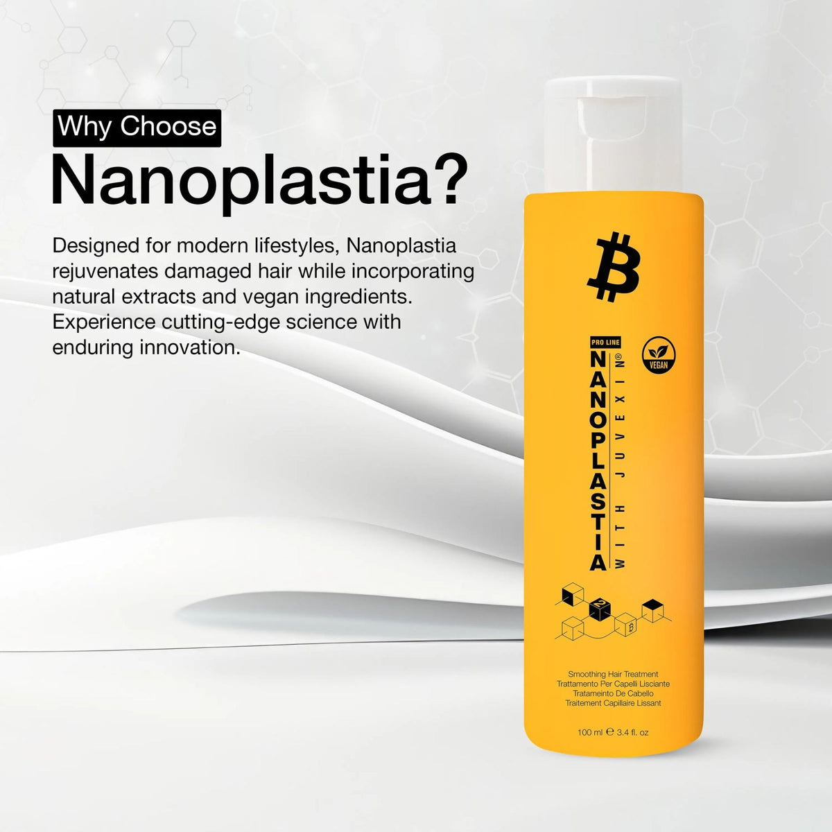 Nanoplastia Hair Treatment for Smoothing & Frizz Control - Professional Care