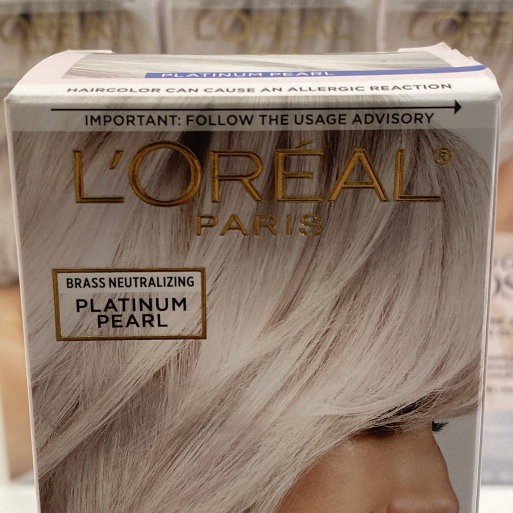 Lot of 4 L'Oréal Le Color Gloss Platinum Pearl Hair Toning Kits