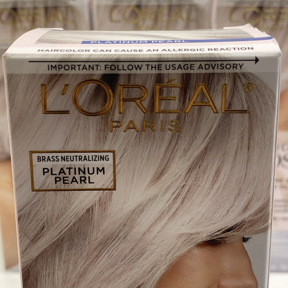Lot of 4 L'Oréal Le Color Gloss Platinum Pearl Hair Toning Kits