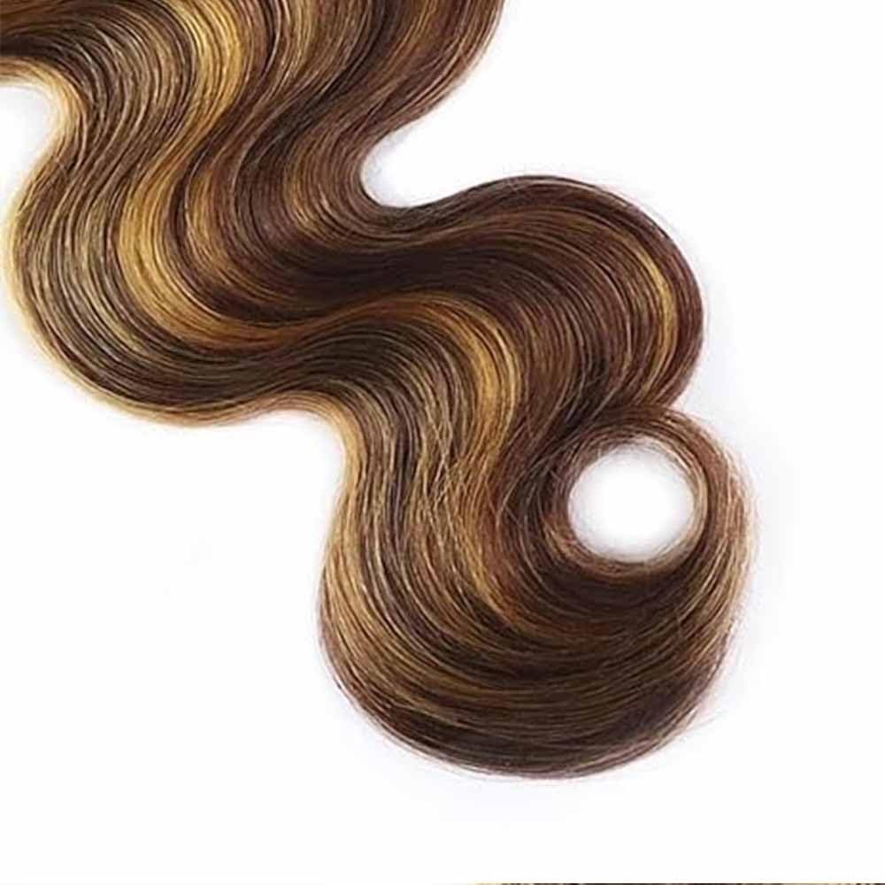 Human Hair Body Wave Highlight Blonde Bundles 28-32 Inch 3-Pack
