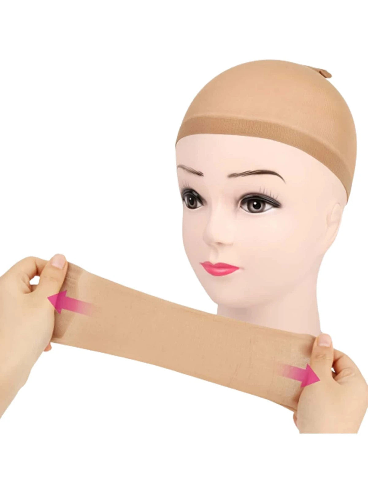 Elastic Stretch Hair Net Cap for Wig Liner Women - Breathable & Lightweight