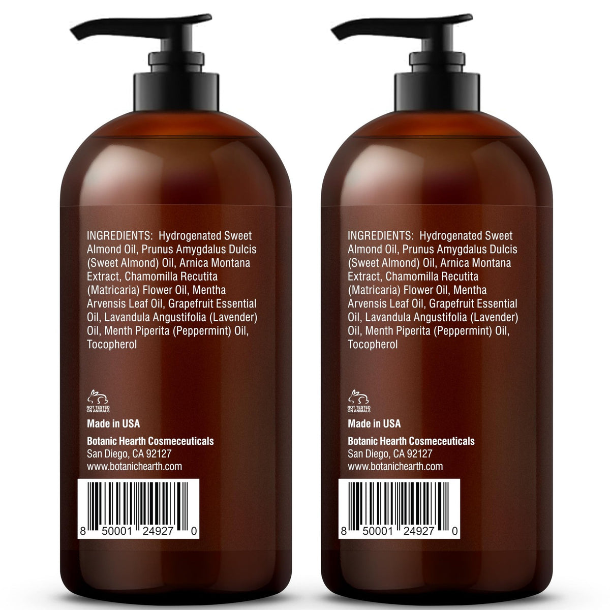 Muscle & Joint Relief Massage Oil - Hydrating Essential Oil Blend, 8.7 Fl Oz