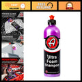 Ultra Foam Car Shampoo 16oz - pH Neutral, Sudsy Wash for Safe Vehicle Cleaning