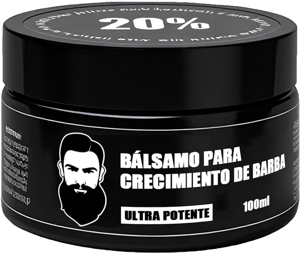 Beard Growth Balm - Stimulating Beard Balm for Men, 3.5 Fl Oz