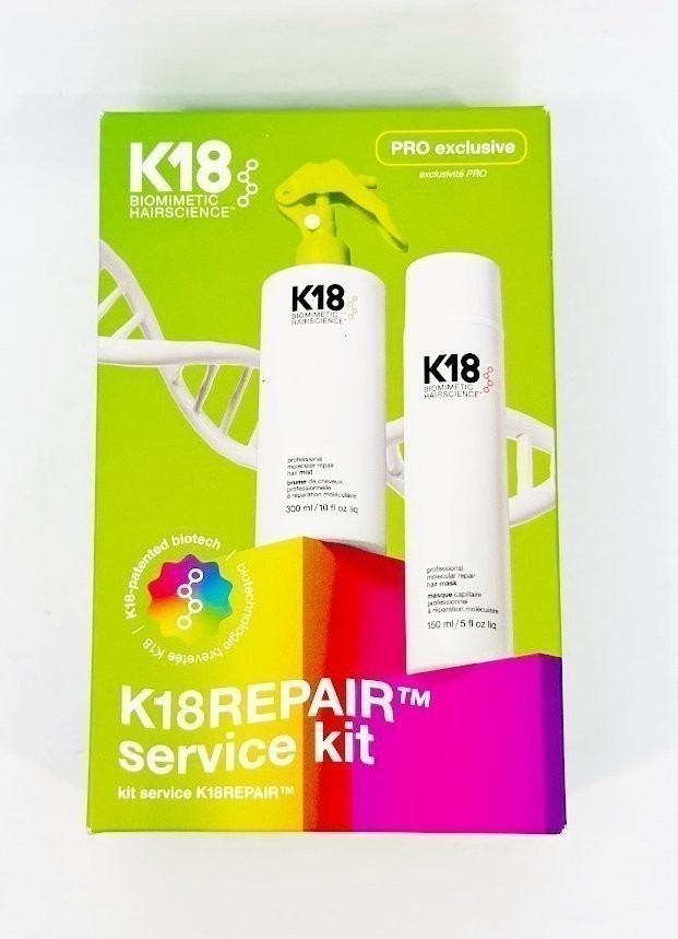 K18 Biomimetic Hair Repair Kit - Damage Reversal & Color Safe Treatment