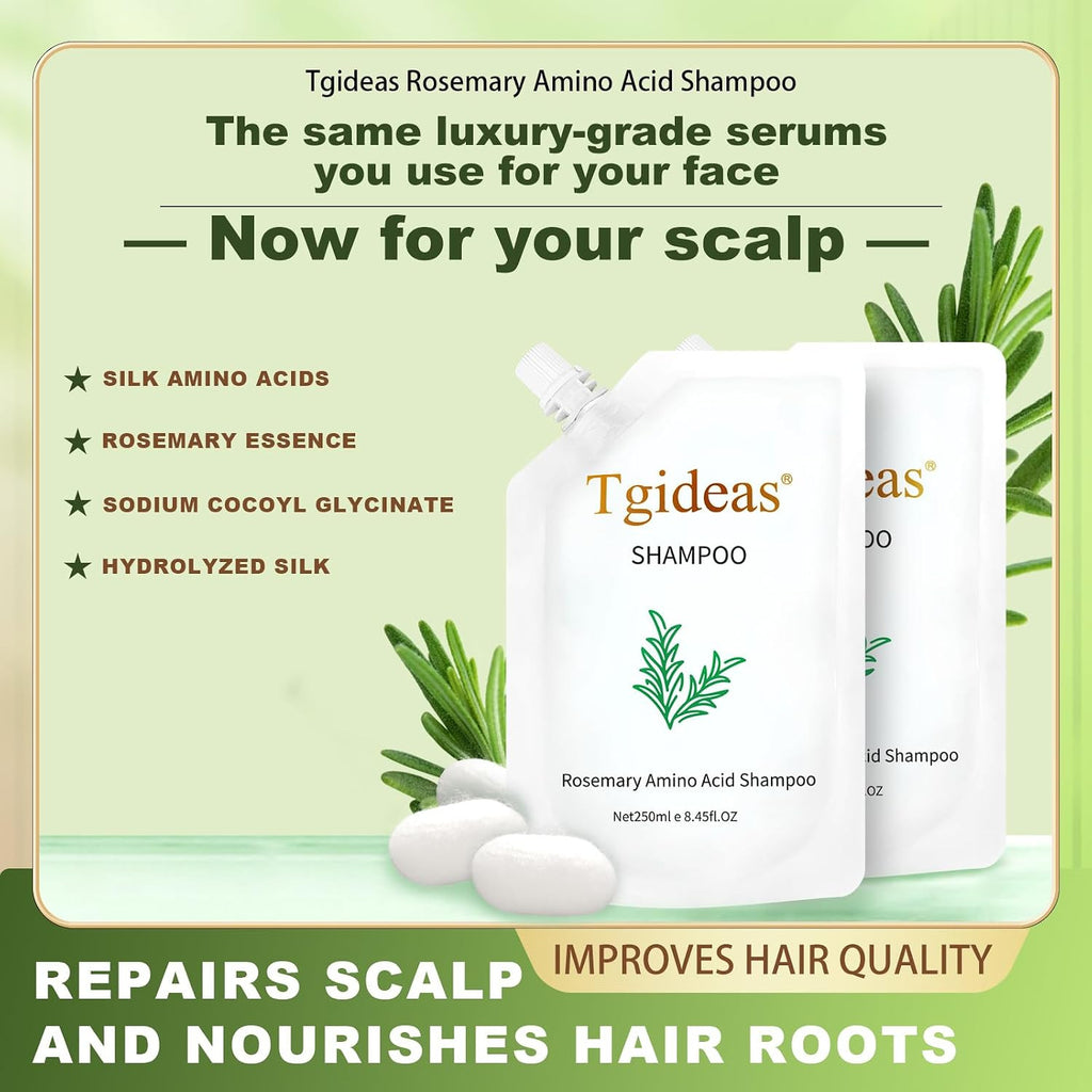 Amino Acid Shampoo for Thinning Hair & Fuller Volume - 2 Pack