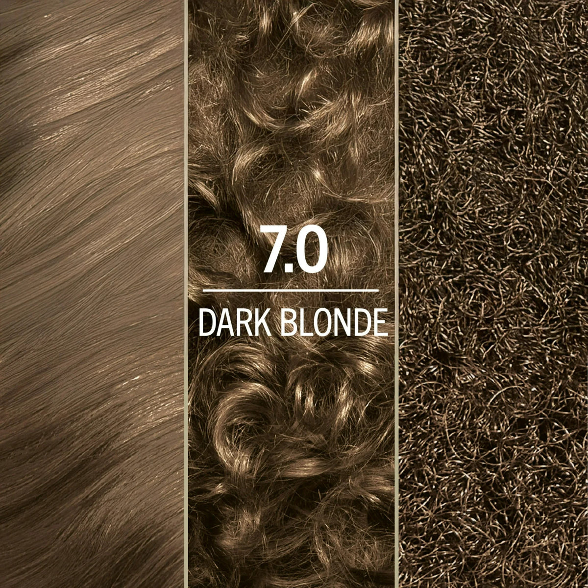Dark Blonde Hair Dye Kit - Permanent Hair Color with Keratin & Apricot Oil