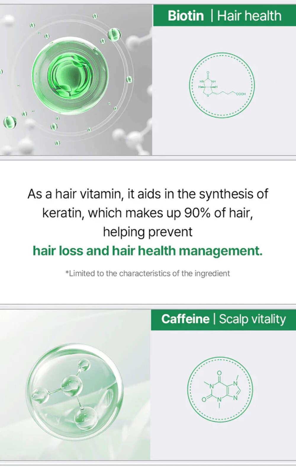 Scalp Tonic with Rosemary and Biotin for Hair Growth - 100ml