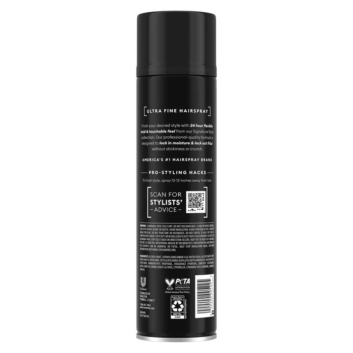 Professional Flexible Hold Hairspray - 24 Hour Touchable Finish, 11 Oz, Pack of 4