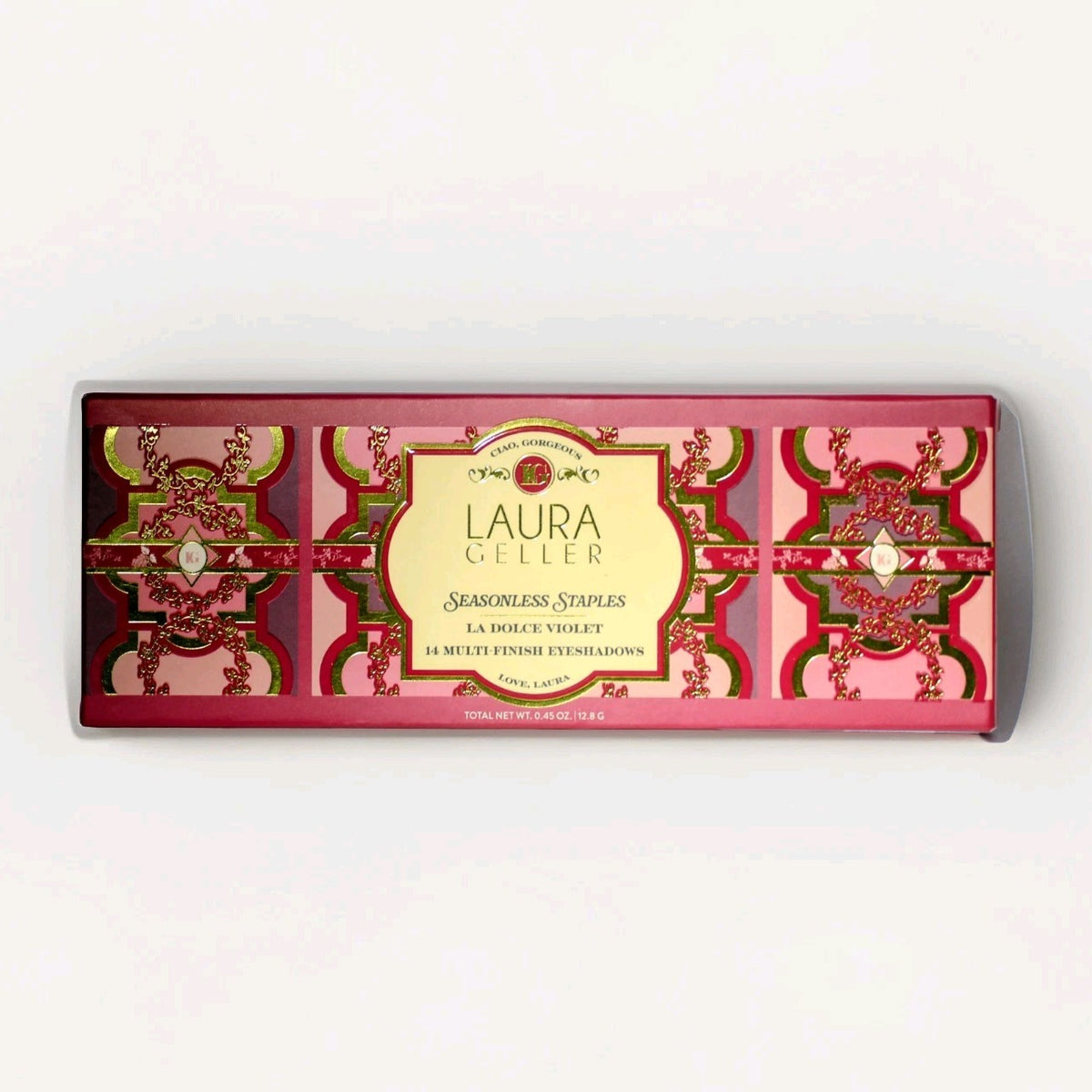 14-Color Eyeshadow Palette with Shimmer and Matte Shades for Eye Makeup - La Dolce Violet