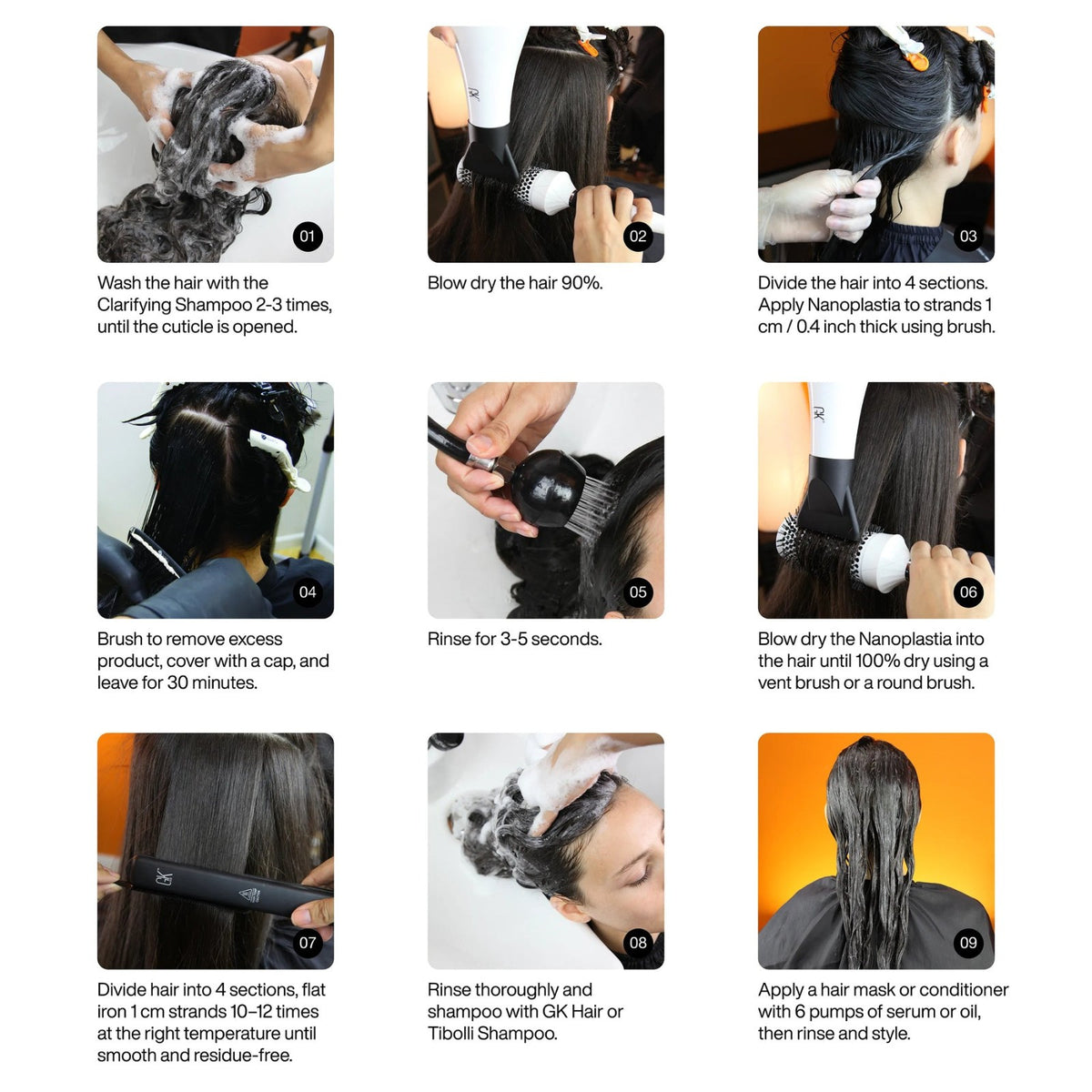 Nanoplastia Hair Treatment for Smoothing & Frizz Control - Professional Care