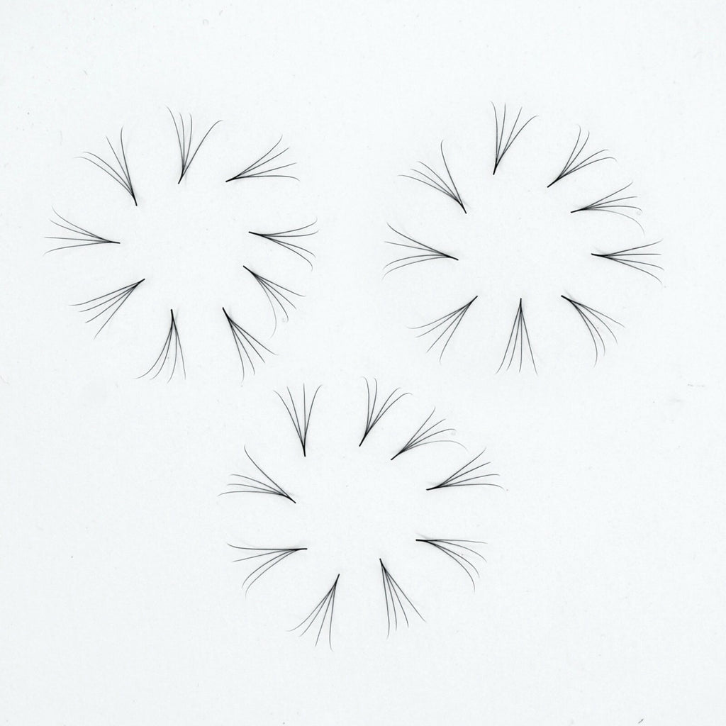 False Eyelashes 4D Mixed Lengths - 1000 Handmade Lashes for Lash Extensions