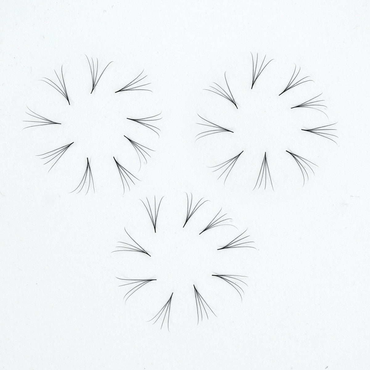 False Eyelashes 4D Mixed Lengths - 1000 Handmade Lashes for Lash Extensions